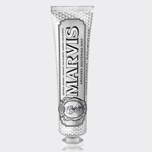 خمیر دندان سفید کننده مخصوص سیگاری ها مارویس مدل Marvis Smokers Whitening Mint Toothpaste 85ml