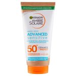 کرم ضد آفتاب ضد حساسیت گارنیر۱7۵ میل  SPF50+  Garnier Ambre Solaire Advanced Sensitive Ceramide Protect