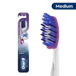 مسواک اورال بی با برس مدیوم Pro Flex  مدل OralB 3D White اصل ایرلند - Image 2
