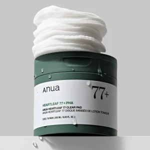 نمایی از تونر پد آنوا Heartleaf 77 Clear Pad