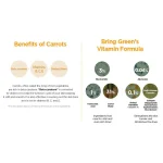 کرم ویتامینه دور چشم و صورت هویج برینگ گرین - پک دوتایی | BRINGGREEN CARROT EYE CREAM & FACE - Image 2