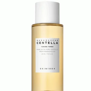 ظرف شفاف و درپوش سفید تونر سنتلا