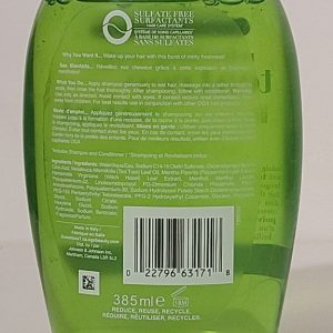 شامپو اوجی ایکس OGX درخت چای و نعناع TEA TREE MINT حجم 385 میل