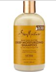 شامپو  مخصوص موی فر مرطوب‌کننده عمیق با شی باتر خام Shea Moisture 384 ml