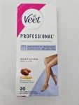 نوار موبر ویت مناسب پوست حساس بسته 20 عددی | Veet Professional Sensitive Skin