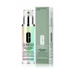 طراحی مینیمال با لوگوی Clinique و نام محصول برجسته است.