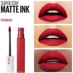 رژ لب مایع مات میبلین مدل سوپر استی رنگ Pioneer 20 - Image 2