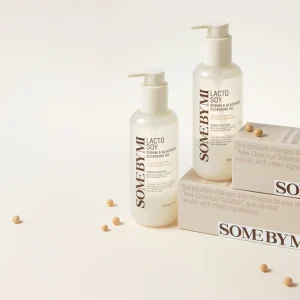 جعبه و بطری شوینده روغنی SOME BY MI Lacto Soy Sebum & Black Head Cleansing Oil