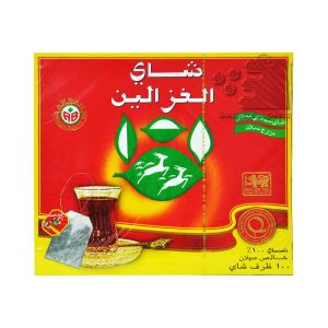 چای کیسه ای ساده 100عددی الغزالین دو غزال