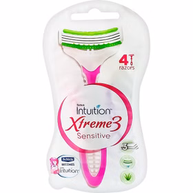 تیغ اصلاح زنانه شیک Schick intuition Xtreme3 بسته 4 عددی