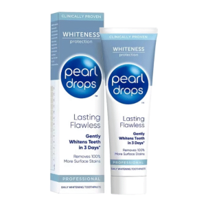 خمیر دندان سفیدکننده و محافظ مینای دندان پرل دراپس 75 میل Pearl Drops Lasting Flawless Whitening Toothpaste