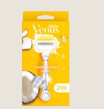 خودتراش ژیلت ونوس مدل 5 لب روغن olay و رایحه نارگیل به همراه دو تیغ یدک