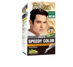 کیت رنگ مو مردانه بیگن BIGEN سری اسپیدی کالر Speedy Color رنگ قهوه ای تیره Brown Black شماره 102 حجم پک 100 میل