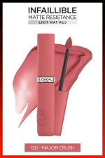 رژ لب مایع مات لورال شماره 120 L'Oreal INFAILLIBLE LIKIT MAT RUJ