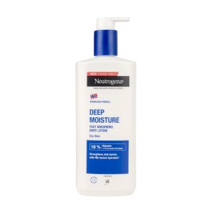 لوسیون بدن Deep Moisture نوتروژینا 400 میل مناسب پوست خشک Neutrogena
