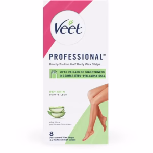 نوار موبر بدن ویت Veet مخصوص پوست‌های خشک – بسته 8 عددی