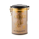 چای اکبر مدل گلد قوطی فلزی