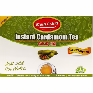 چای کرک بدون شکر با طعم هل Wagh Bakri 10عددی