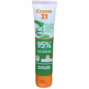 ژل آلوئه ورا 95% کرم 21 تیوبی 100میل Creme 21 Aloe Vera Gel 95%