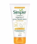 ژل شستشو ویتامین سی سیمپل مدل glow facial wash حجم 150ml