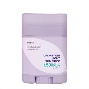 کرم ضد آفتاب استیکی ضد لک و روشن کننده پیاز ایزنتری مدل ++++Isntree Onion Fresh Light Sunscreen Stick